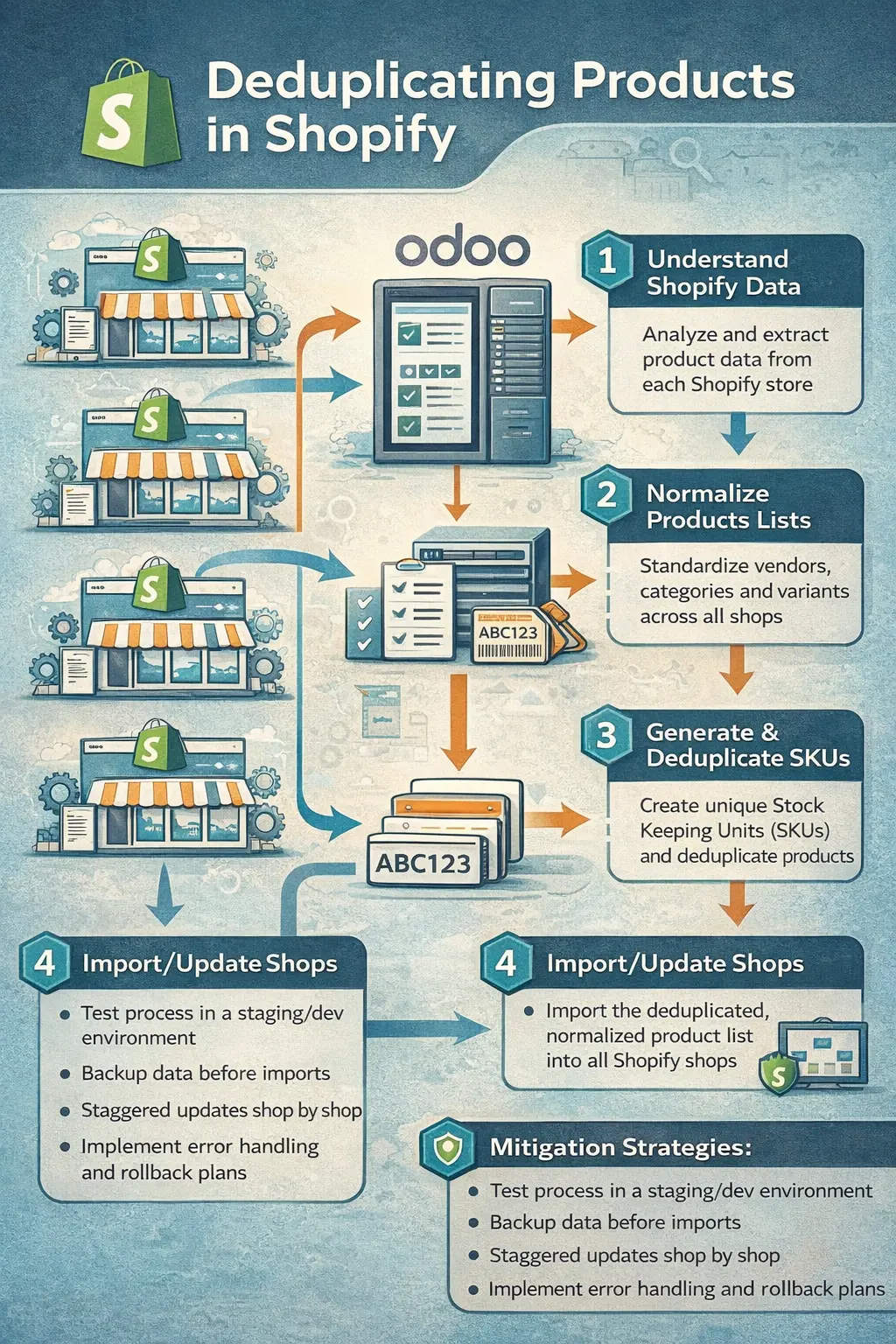 Deduplicating Products in Shopify